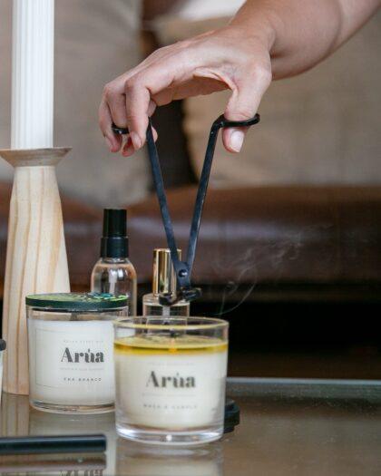 Tesoura aparador de pavio